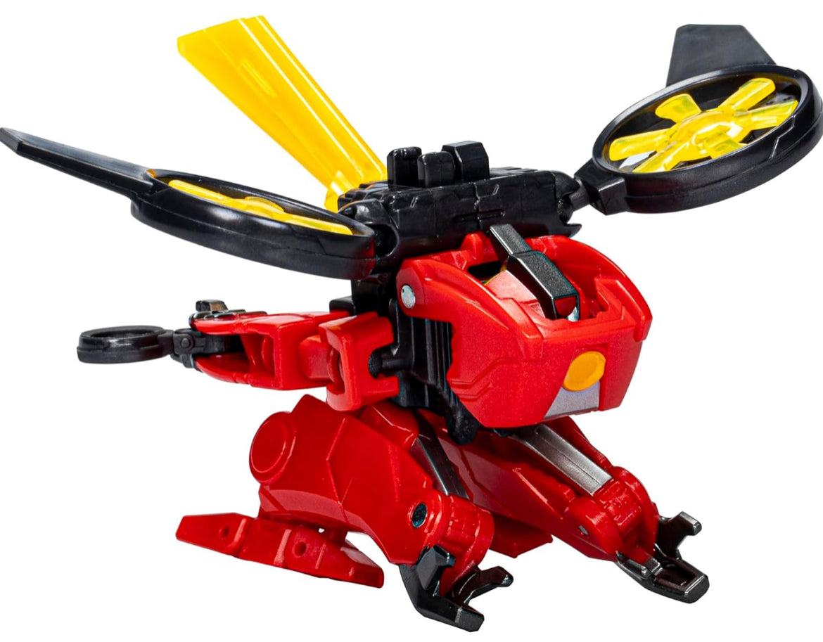 Transformers EarthSpark Warrior Class Terran Twitch 5-Inch Robot Action Figure, Converts in 14 Steps, Interactive Toys for Boys and Girls Ages 6 and Up