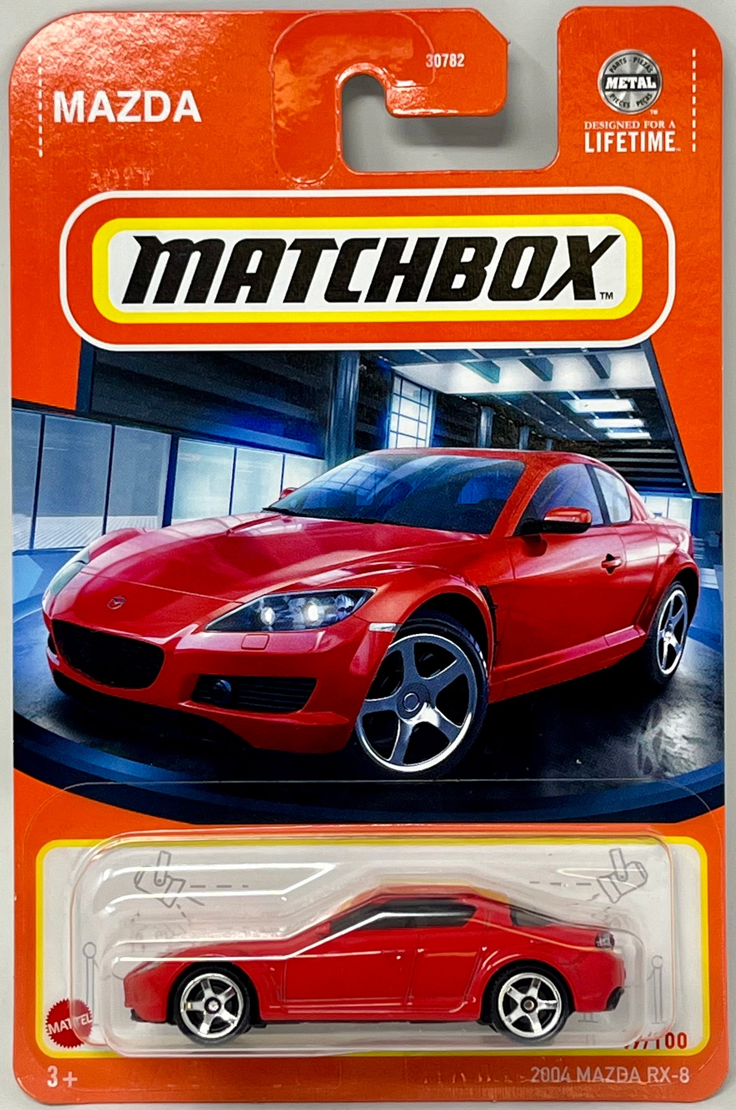 Matchbox 2004 Mazda RX-8 Red 49/100
