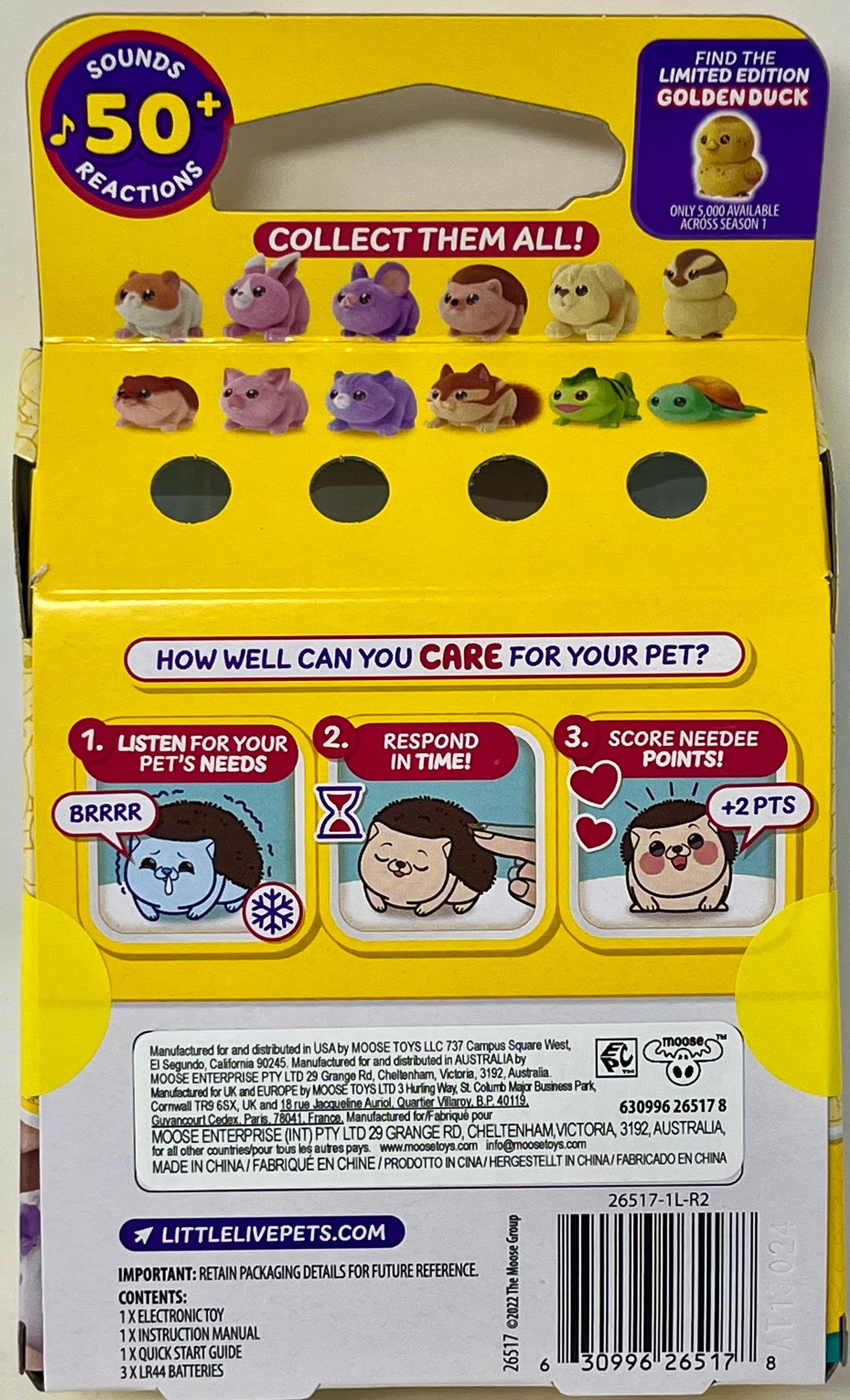 Little Live Pets NeeDees Chipee Hamster