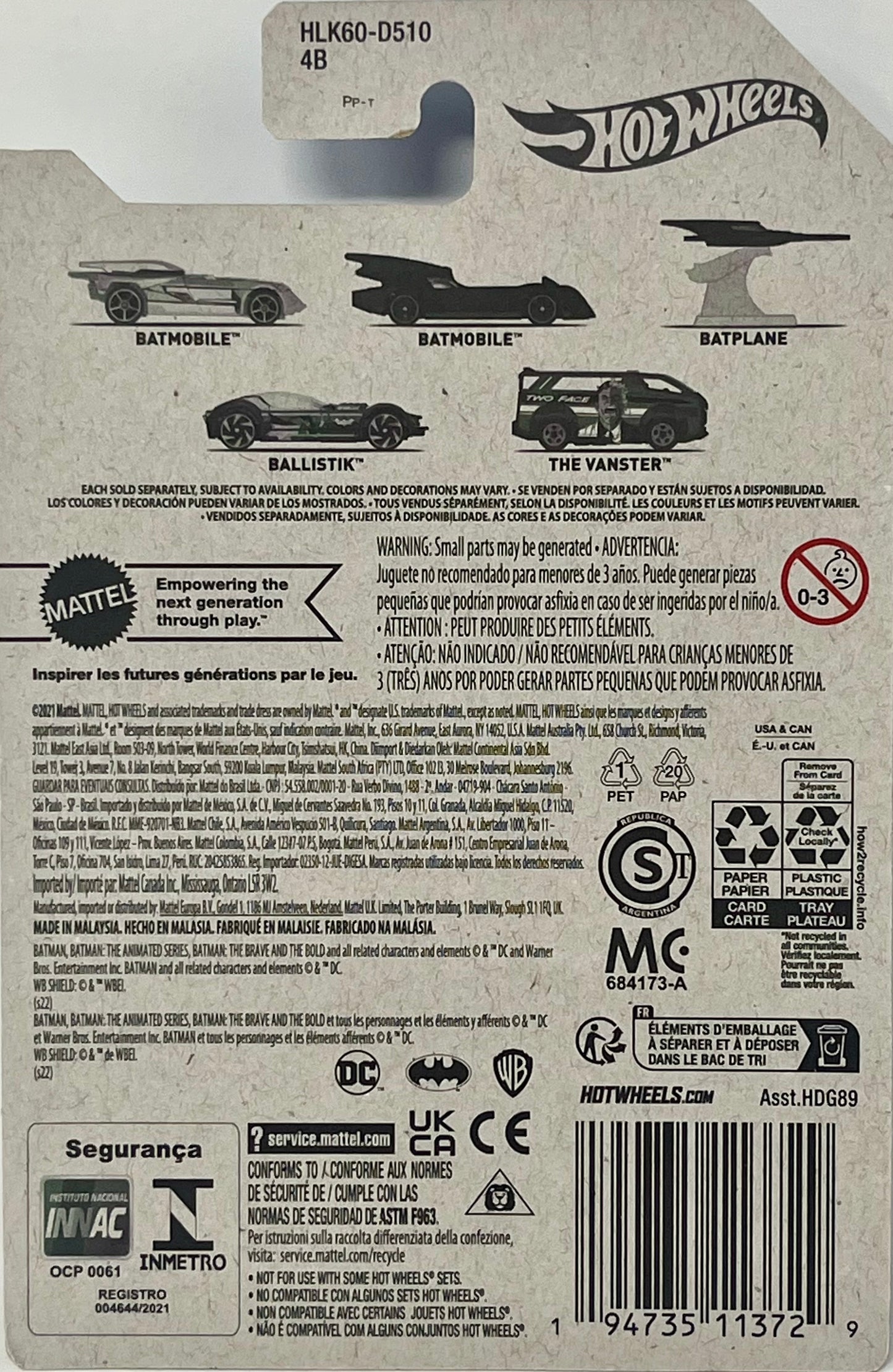 Hot Wheels Batmobile, Themed 2023 6/20