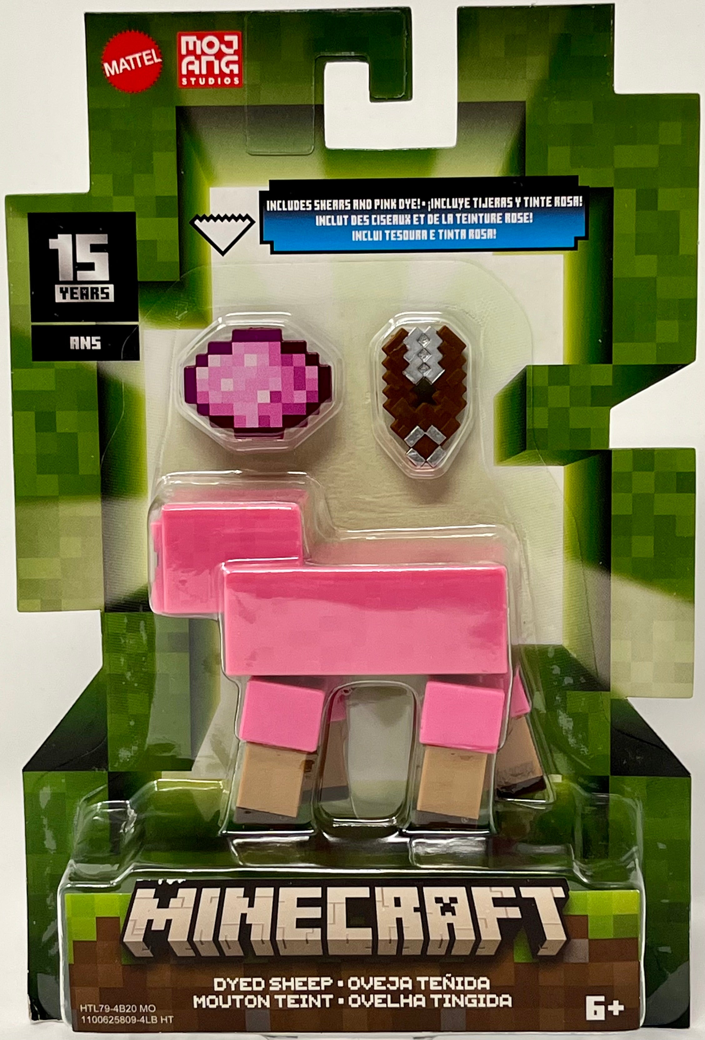 minecraft pink sheep plush