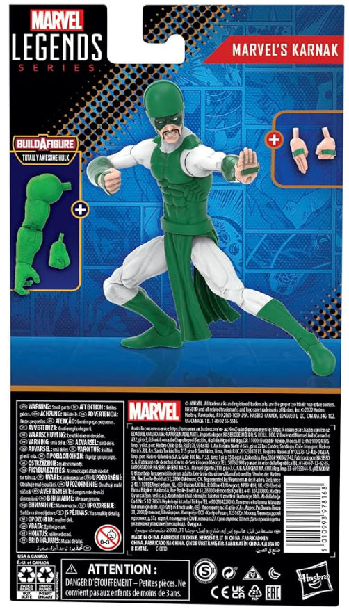 Marvel Legends Series Marvel Comics Marvel’s Karnak 6-Inch Collectible Action Figures, Toys for Ages 4 and Up
