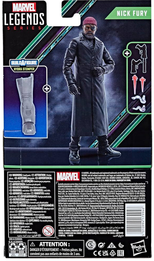 Marvel Legends Series Nick Fury, Secret Invasion Collectible 6-Inch Action Figures, Ages 4 and Up