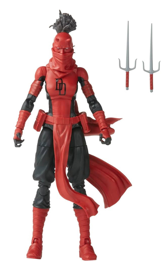 Marvel Legends Series Elektra Natchios Daredevil, Collectible 6 Inch Action Figures, 2 Accessories