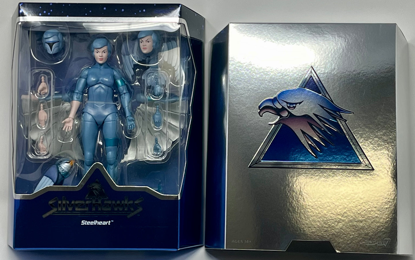 Super 7 SilverHawks Ultimates Steelheart Figure