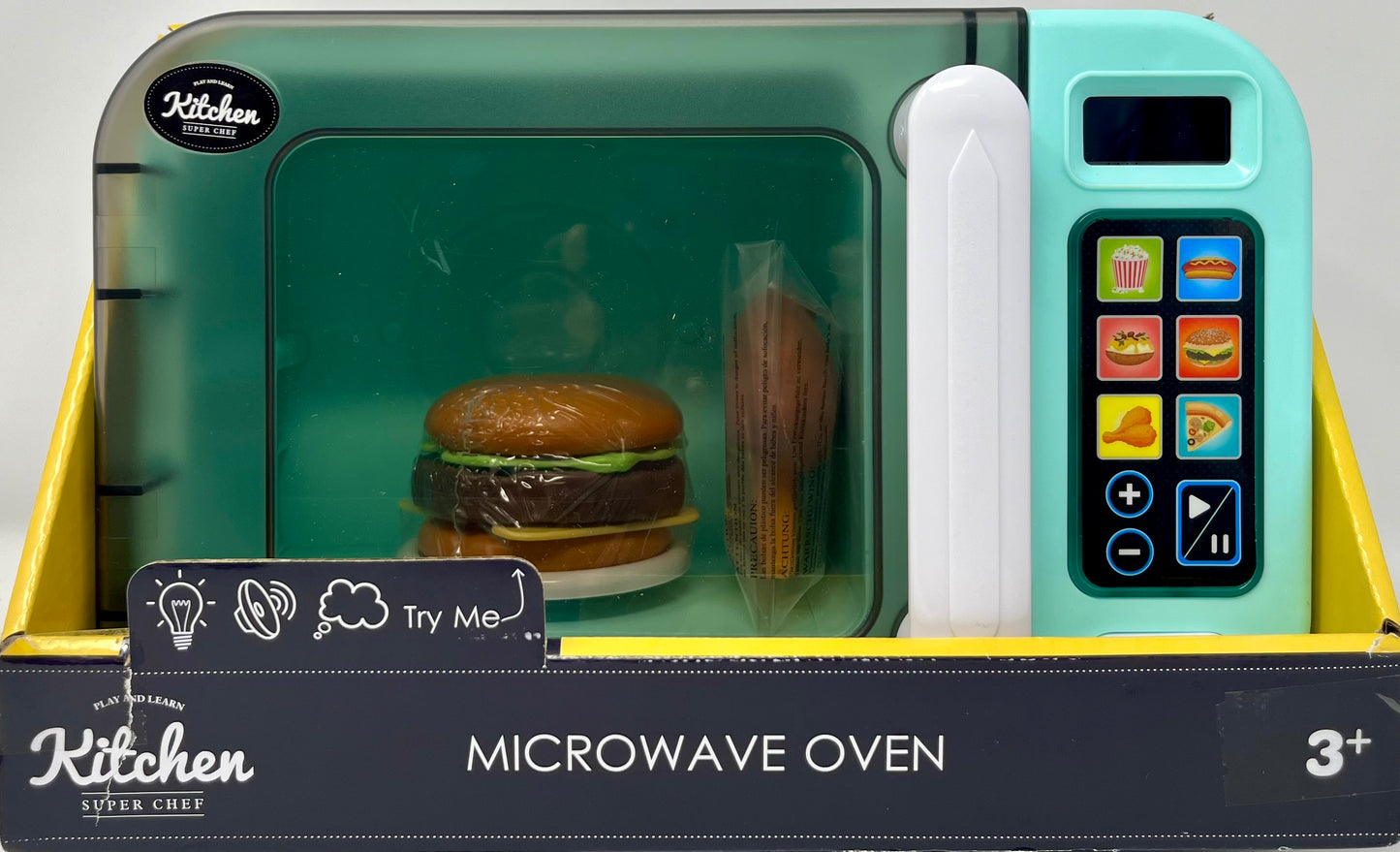 Play and Learn Kitchen Super Chef Microwave Oven