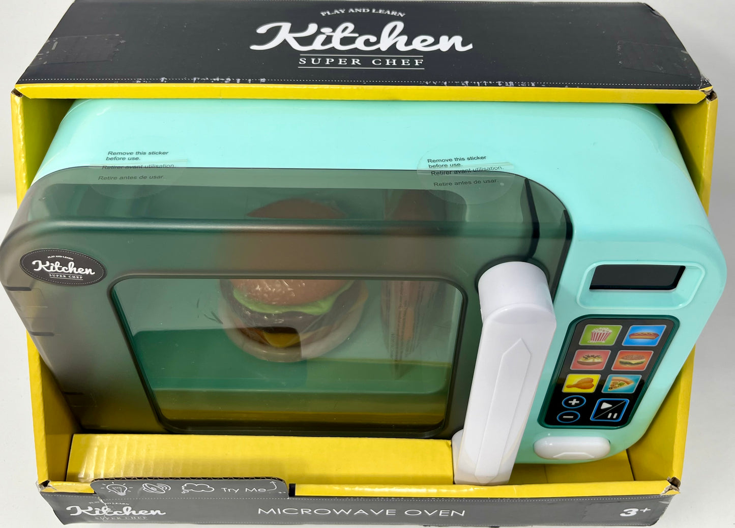 Play and Learn Kitchen Super Chef Microwave Oven