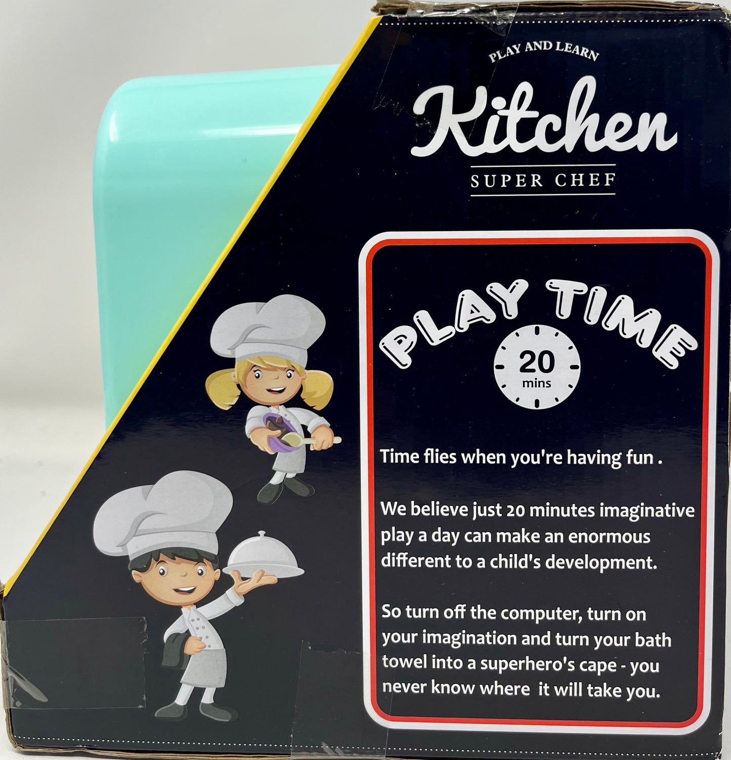 Play and Learn Kitchen Super Chef Microwave Oven