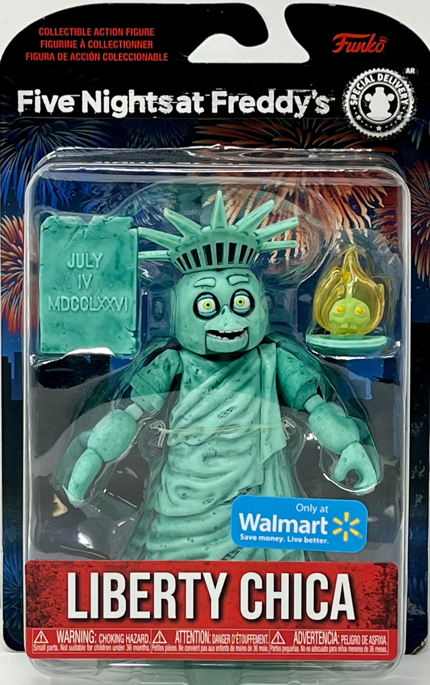 Funko Five Nights at Freddy's LIBERTY CHICA Walmart July 4th