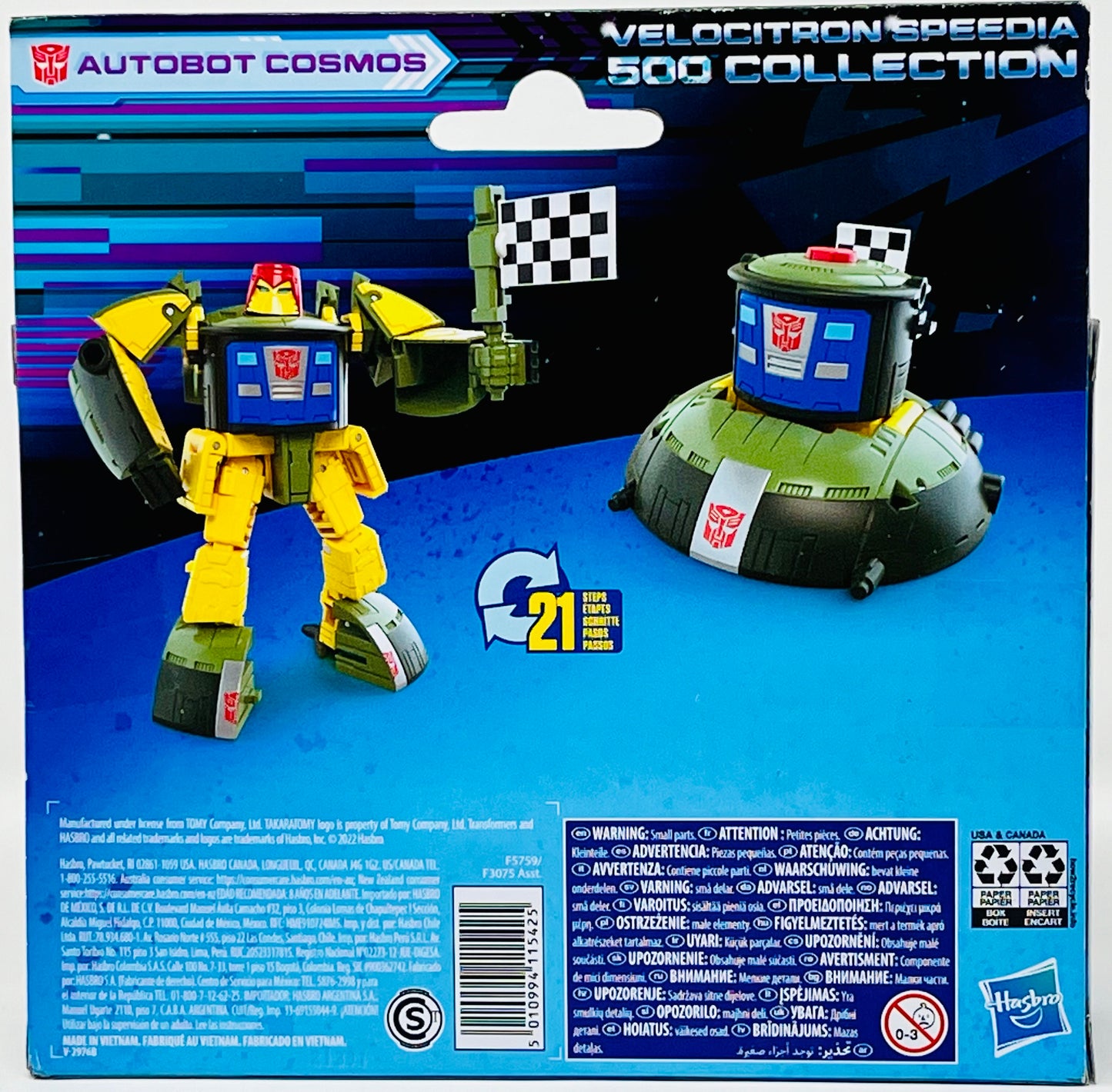 Hasbro Transformers Legacy Cosmos Velocitron Speedia 500