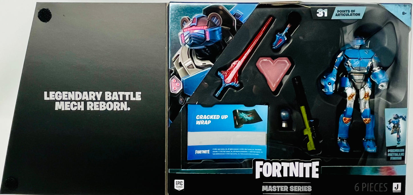 Fortnite Master Series 3 MECHA STRIKE COMMANDER 4" Figure Virtual Item Code