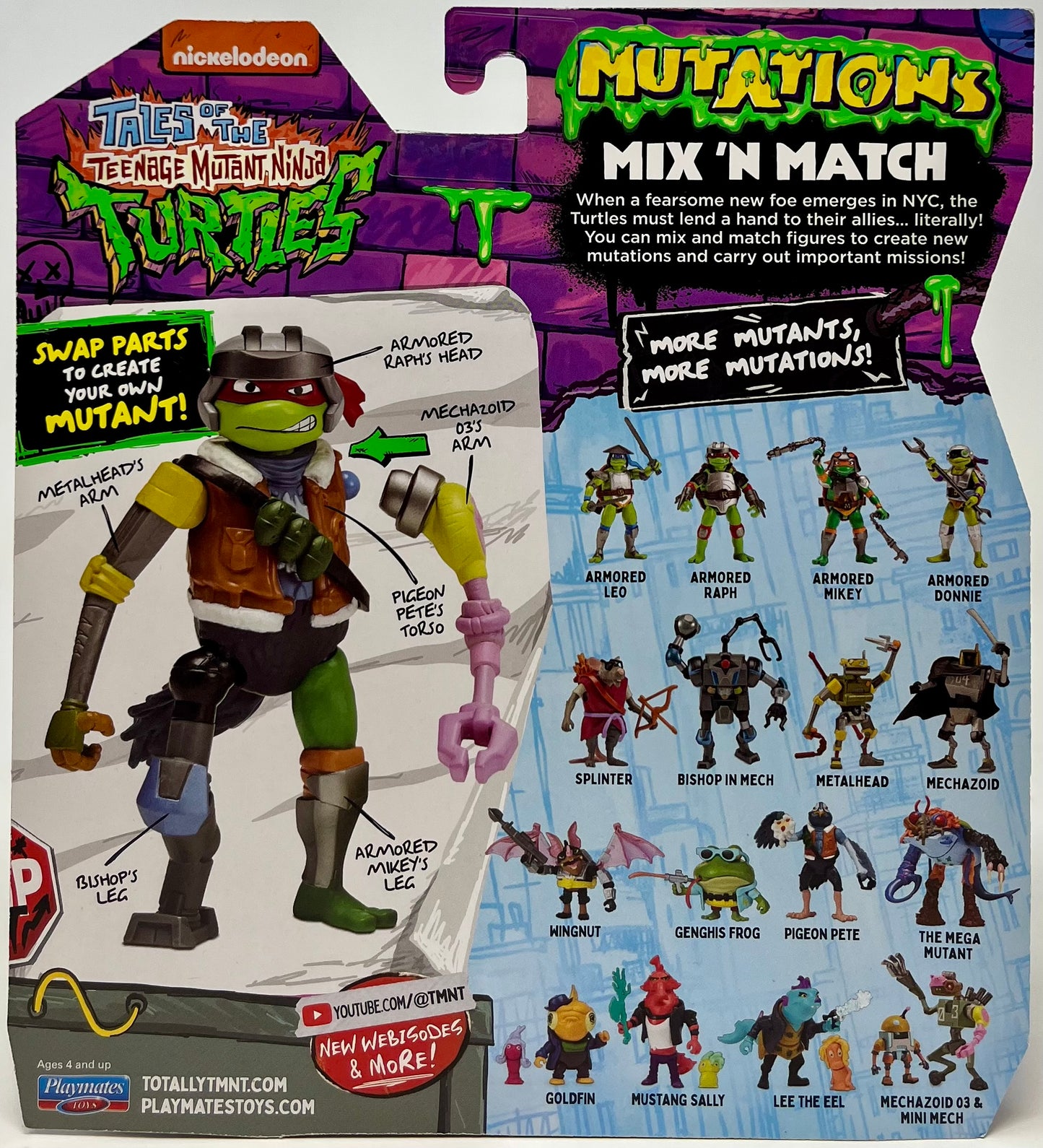 Teenage Mutant Ninja Turtles Mix 'N Match The Mega Mutant Action Figure