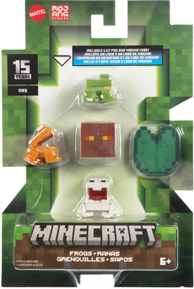 Mattel Minecraft Frogs Action Figures & Accessories 5-Piece Set