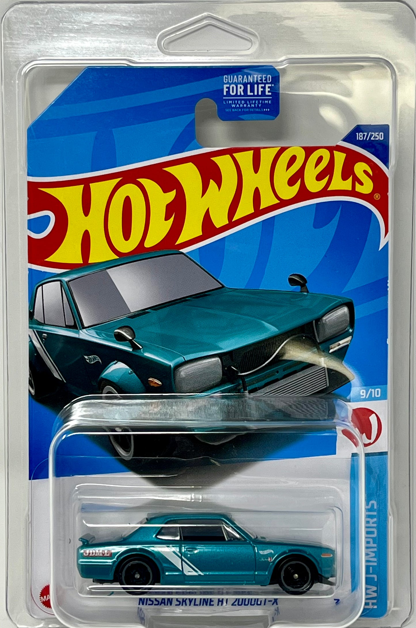 2022 Hot Wheels Nissan Skyline H/T 2000GT-X #187 /250 HW J-Imports w/Protector