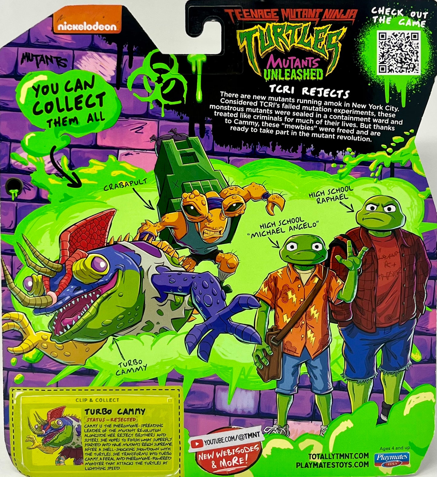 Teenage Mutant Ninja Turtles Tales of The Turbo Cammy Mutants Unleashed Character Skin Code Included