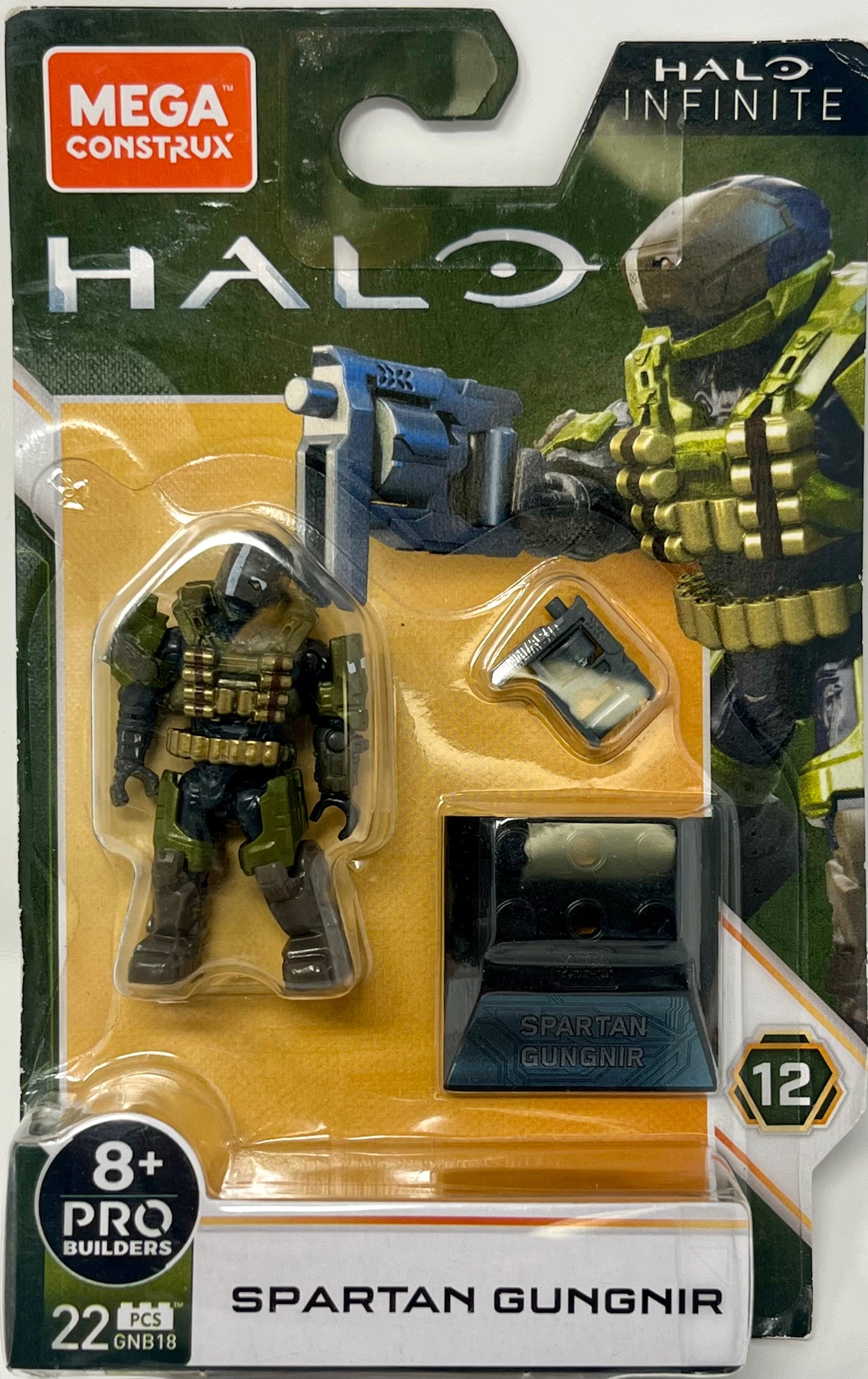 MEGA Construx HALO Infinite Series 12 Spartan Gungnir 22 Pieces