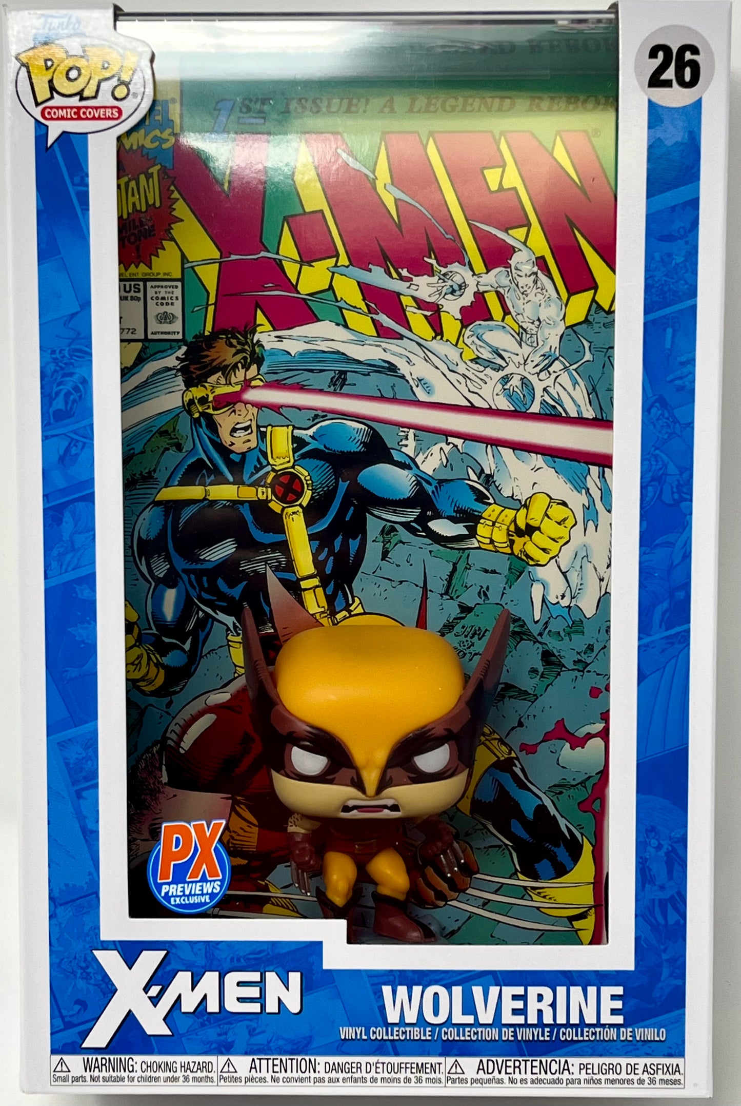 Funko Pop! Comic Cover Marvel: X-Men - Wolverine PX Previews Exclusive #26