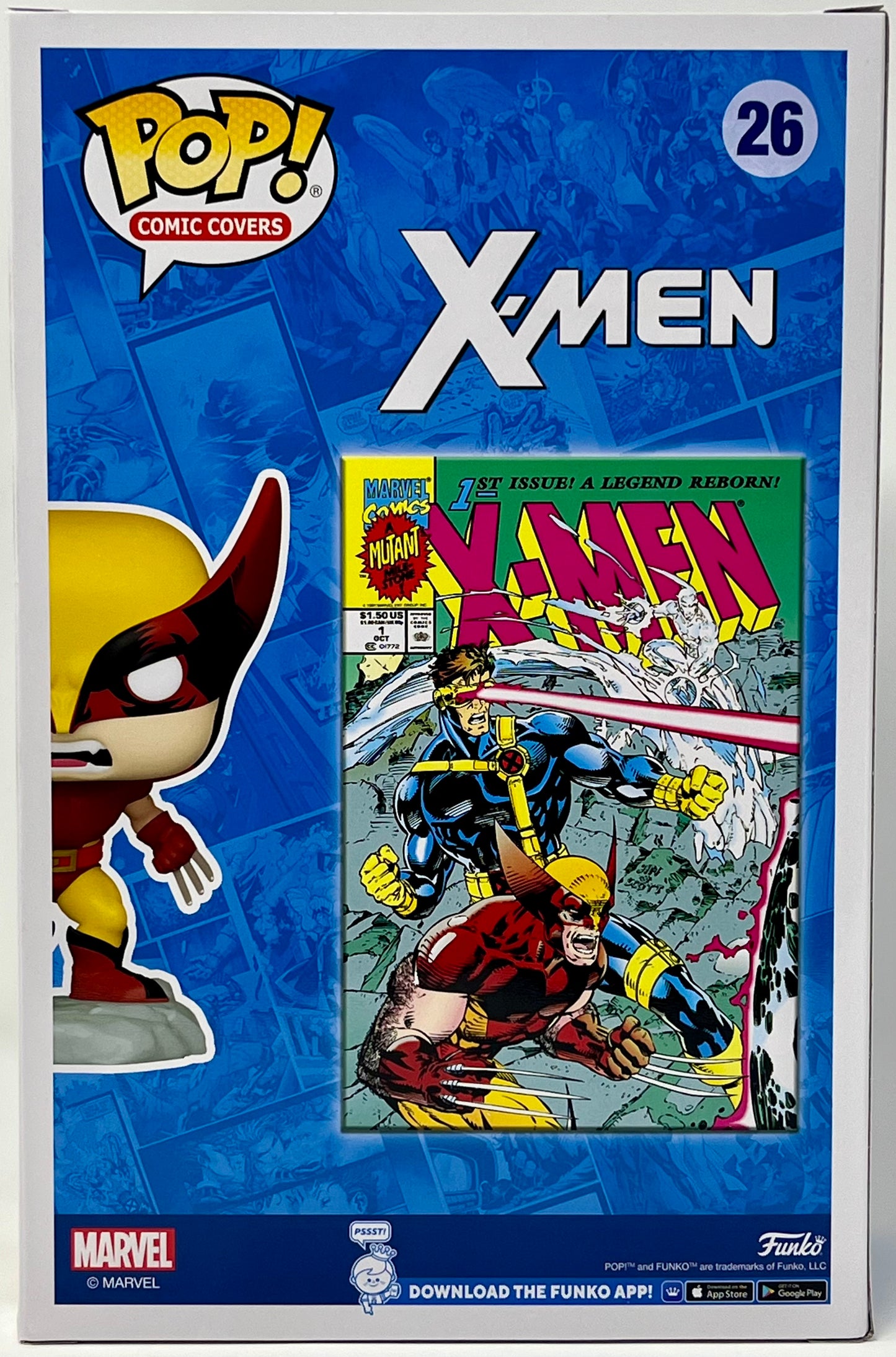 Funko Pop! Comic Cover Marvel: X-Men - Wolverine PX Previews Exclusive #26