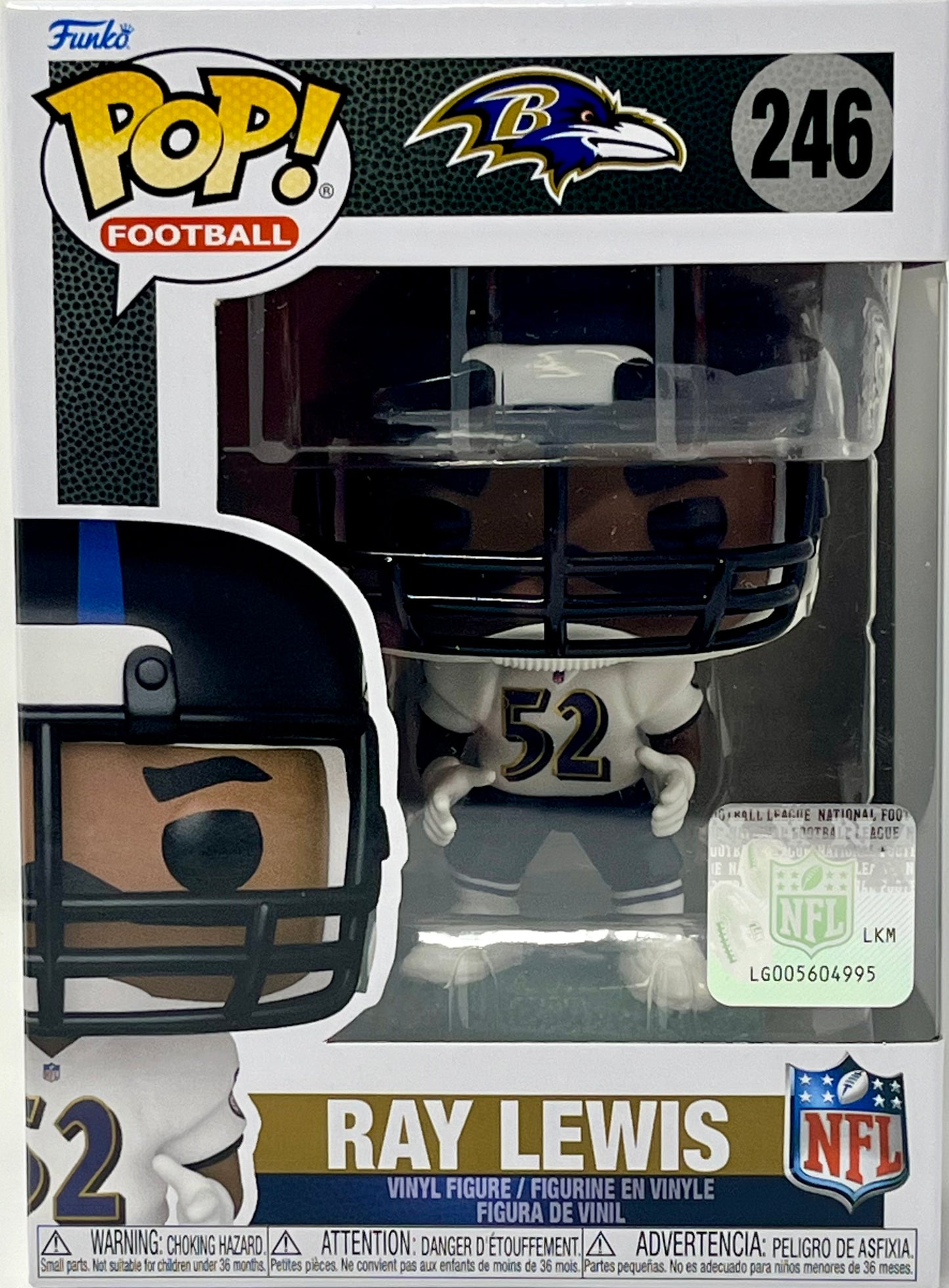 Funko Pop! NFL Legends Baltimore Ravens Ray Lewis Pop! Vinyl Figure #246