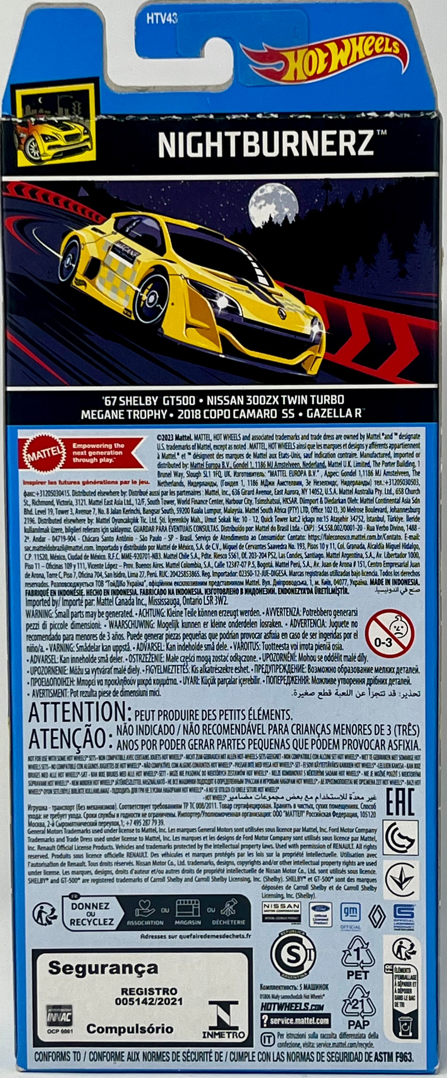 Hot Wheels Nightburnerz 5 Pack 2023