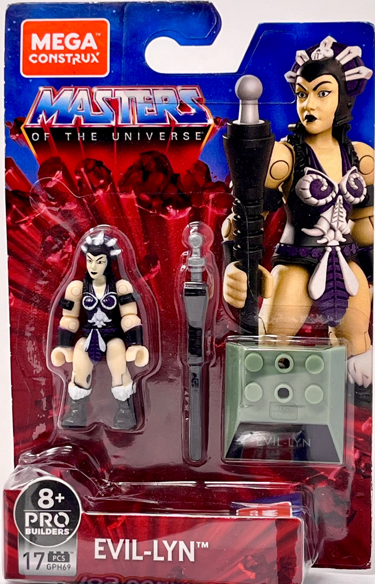 Masters Of The Universe Evil-Lyn Motu Mini Figure Mega Construx Pro Builders