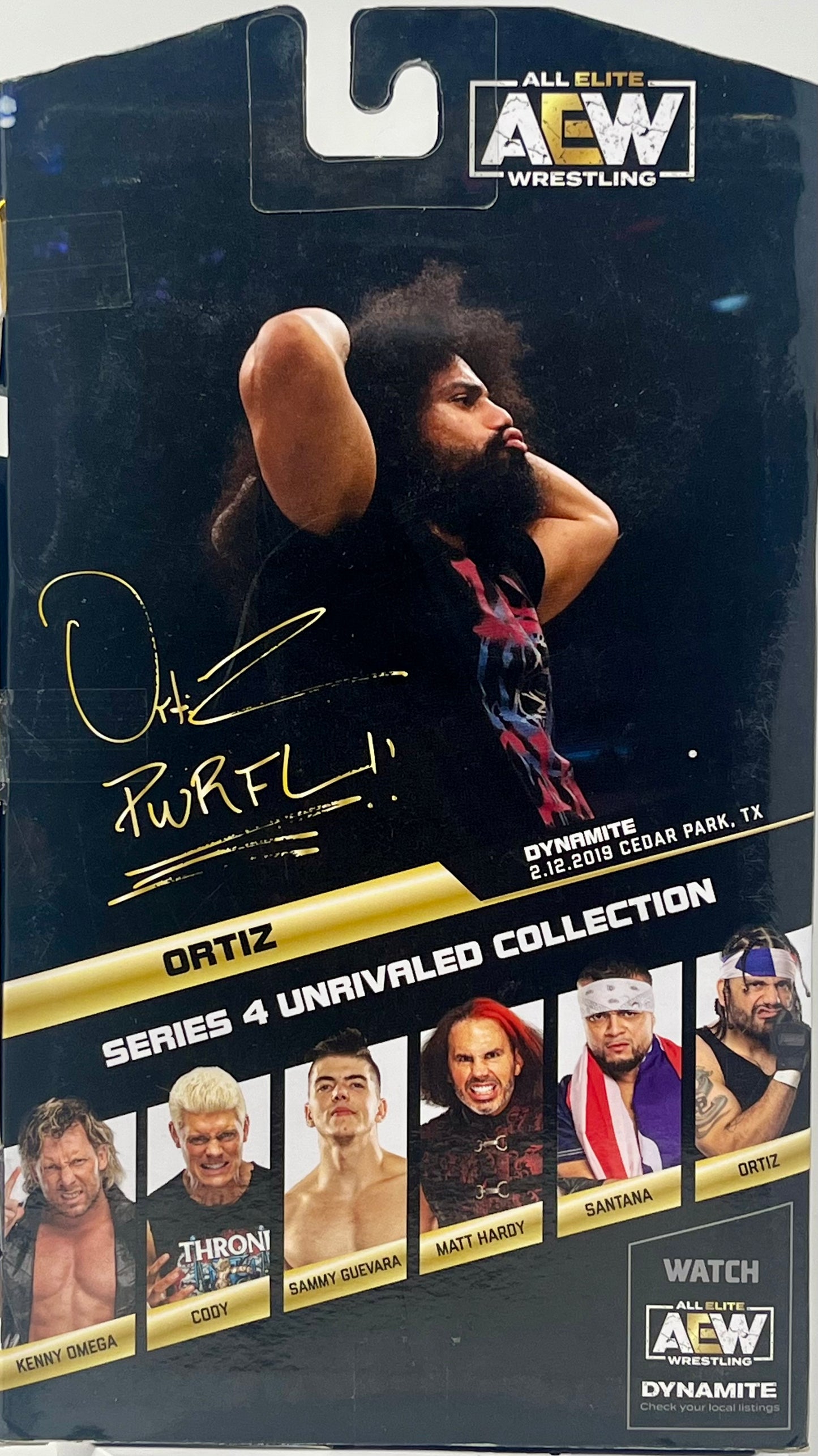 AEW ORTIZ Jazwares Unrivaled Collection Series 4 Action Figure #33