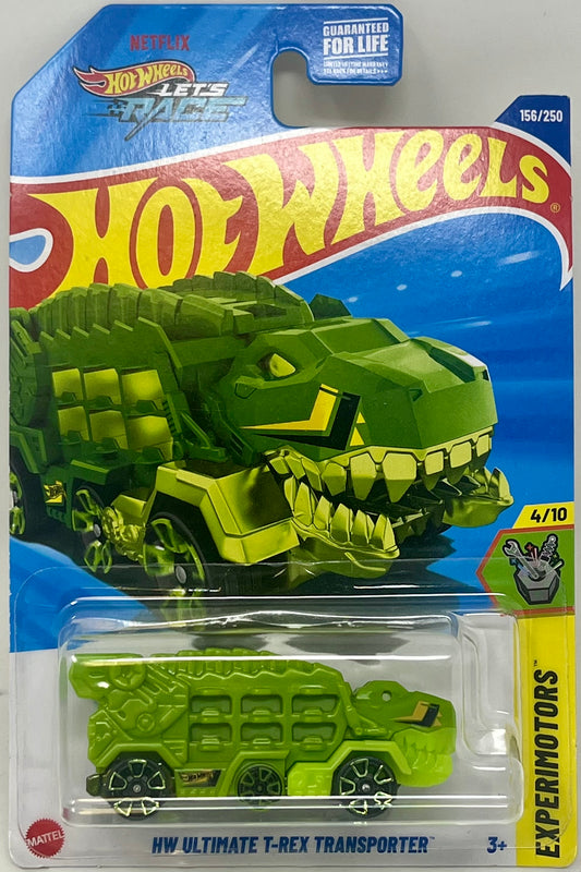 Hot Wheels Ultimate T-Rex Transporter (Green), HW Screen Time 4/10