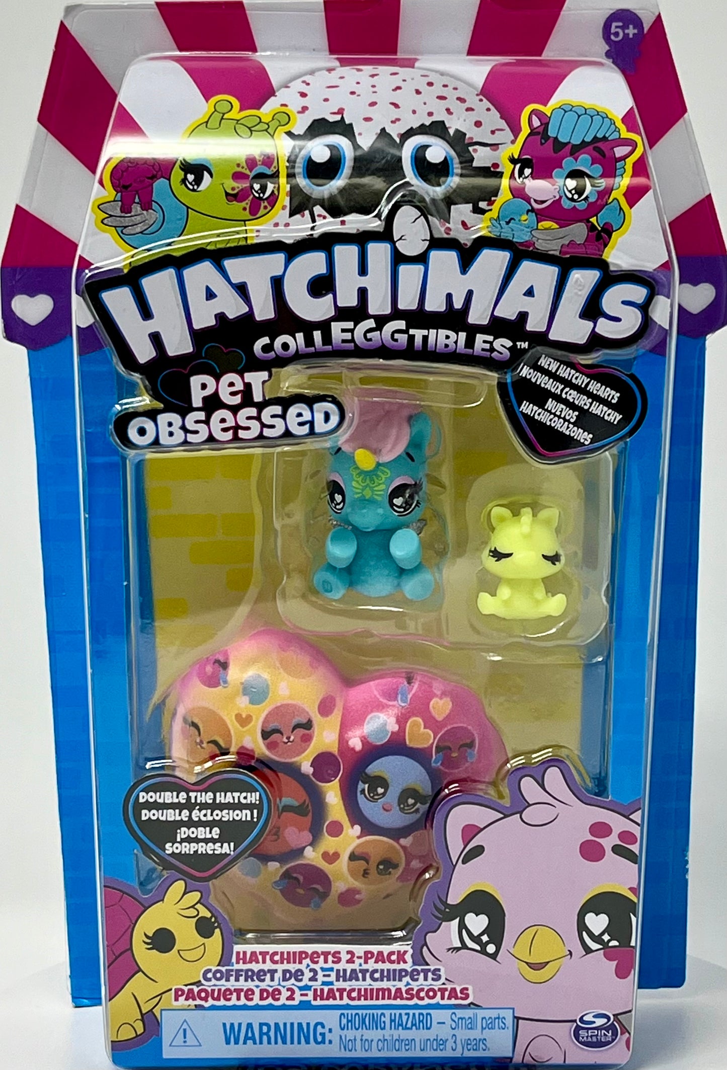 Hatchimals CollEGGtibles Unikeet & Lizard Pet Obsessed HatchiPets 2-Pack with 2 CollEGGtibles