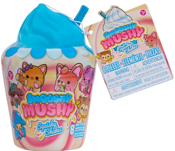 Smooshy Mushy Squishy Shakes Series 1 Collectible Squishy Fidget Toys, Kids Toys for Ages 3 up
