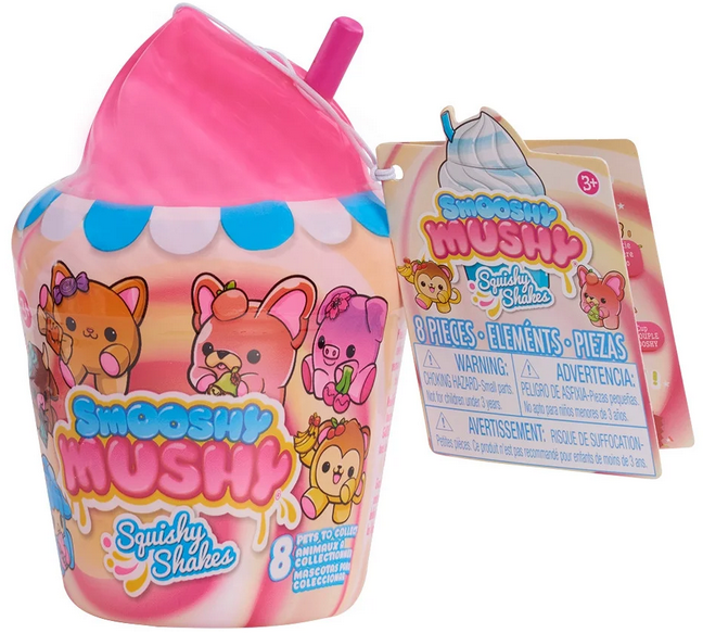 Smooshy Mushy Squishy Shakes Series 1 Collectible Squishy Fidget Toys, Kids Toys for Ages 3 up
