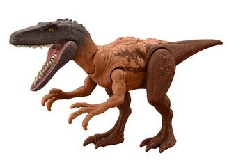 Jurassic World Strike Attack Herrerasaurus Dinosaur Toy, Single Strike Action, Authentic & Posable