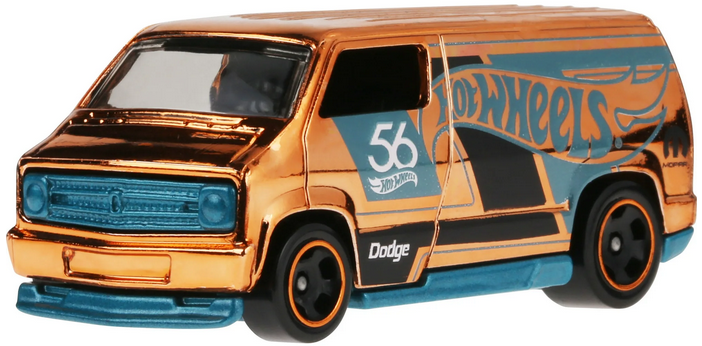 Hot Wheels Custom '77 Dodge Van Pearl And Chrome