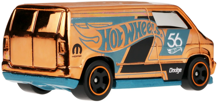Hot Wheels Custom '77 Dodge Van Pearl And Chrome