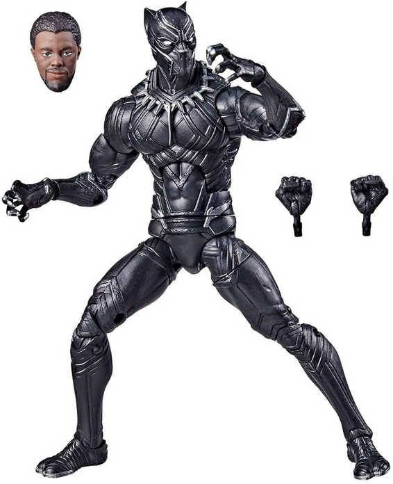 Marvel: Legends Series Black Panther Collectible Kids Toy Action Figure for Boys and Girls Ages 4 and Up (6")