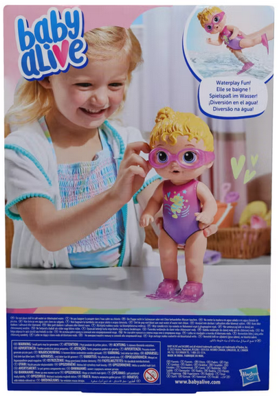 Baby Alive Sunny Swimmer Doll (Blonde Hair)