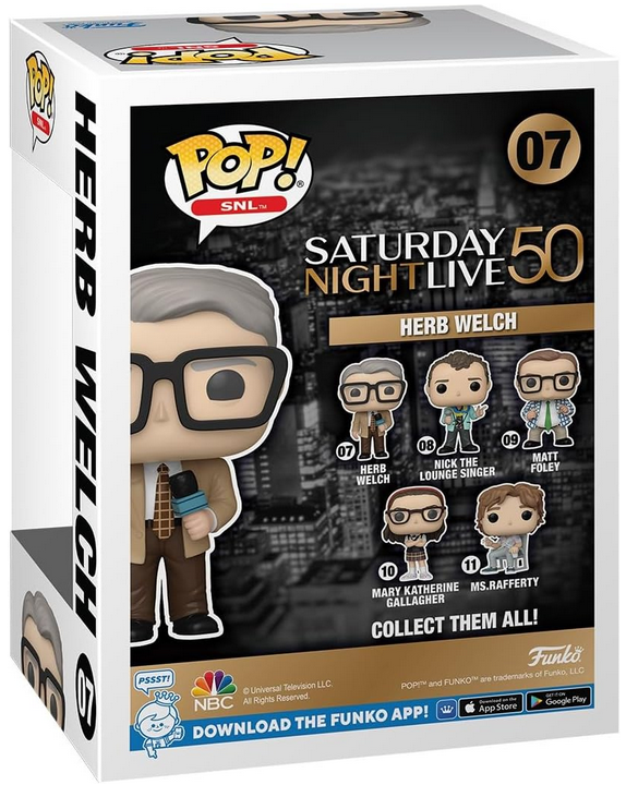 Funko Pop! SNL: Saturday Night Live 50th Anniversary - Herb Welch with Protector