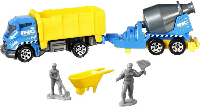 Matchbox Hitch N’ Haul Gray Cement Mixer