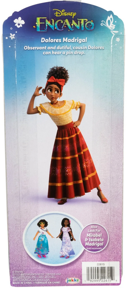 Disney Encanto Dolores Madrigal 11" Fashion Doll with Iconic Accessories