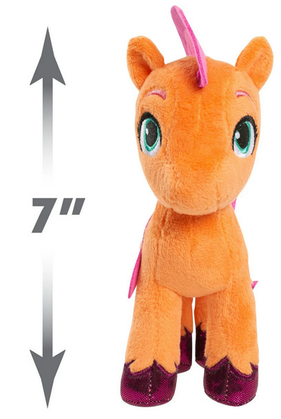 My Little Pony 7-Inch Sunny Starscout Small Plush, Stuffed Animal, Horse Baby and Toddler Toys