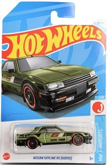 Hot Wheels Nissan Skyline RS (KDR30) Green 1/10 Scale, HW J-Imports