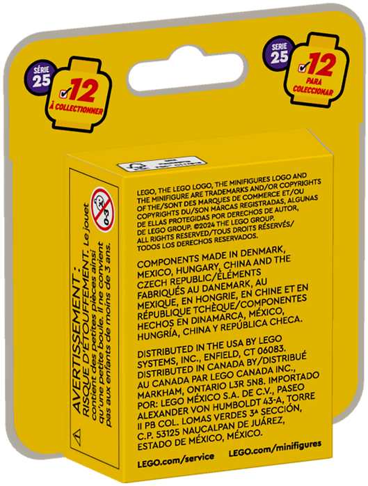 LEGO Minifigures 71045 Series 25 Collectible Figures, Surprise Adventure Toy Building Set for Independent Play, Gift Idea for Boys, Mystery Figures, Girls and Kids Aged 5 Years Old and Up