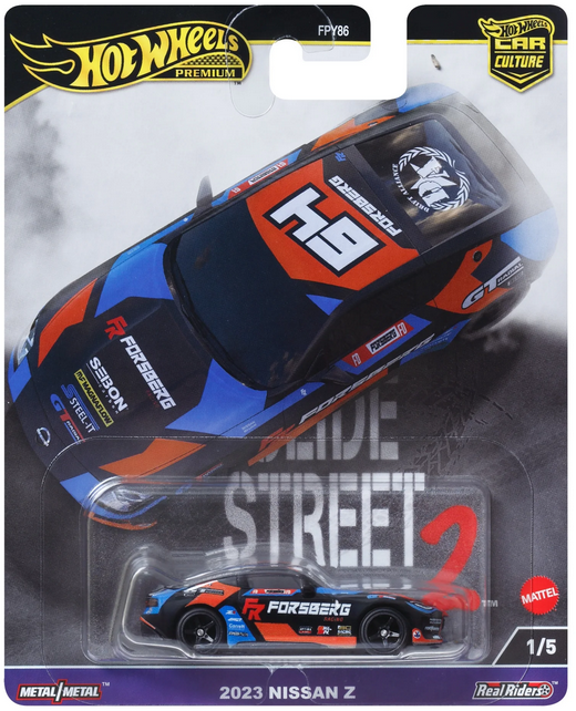 Hot Wheels Car Culture Circuit Legends 2023 Nissan Z Forsberg Real Riders
