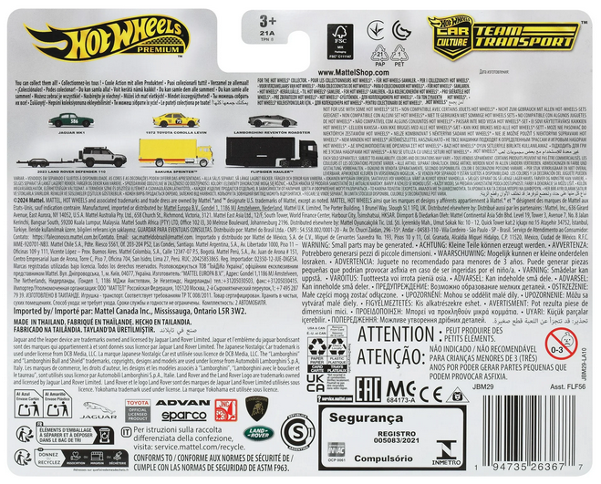 Hot Wheels Team Transport 2025 Mix 1 2023 Land Rover Defender 110