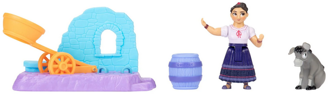 Disney's Luisa Encanto 3 inch Small Doll Magical Gift of Super Strength Playset