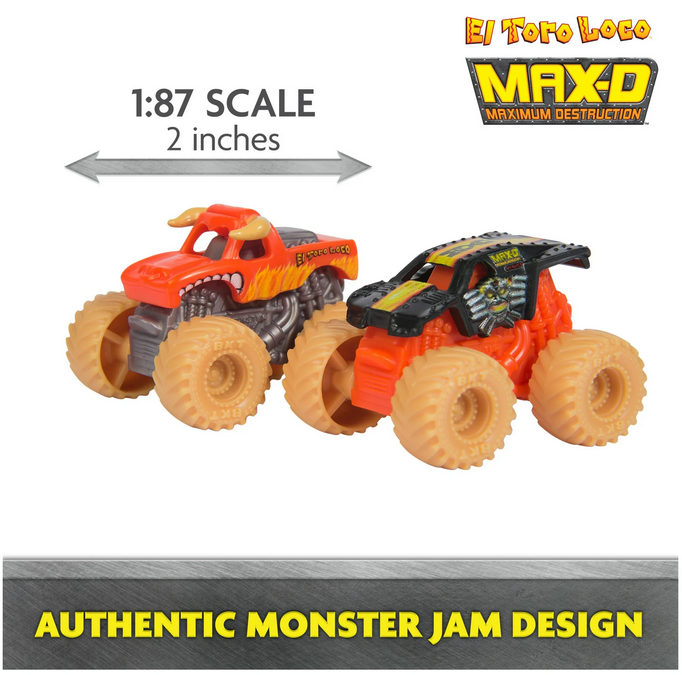 Monster Jam, El Toro Loco Venom Velocity Scorpion Playset, for Ages 3 and up