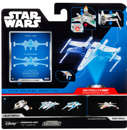 Star Wars REBELS Micro Galaxy Squadron HERA SYNDULLA'S X-Wing CHASE 1 of 15,000