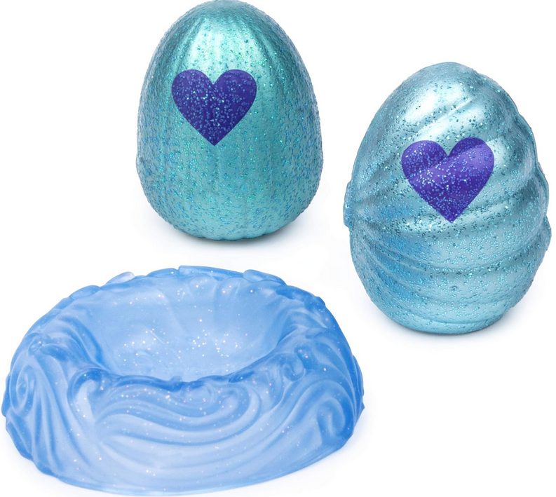 Hatchimals CollEGGtibles, Mermal Magic 2 Pack + Nest with Season 5 (Styles May Vary)