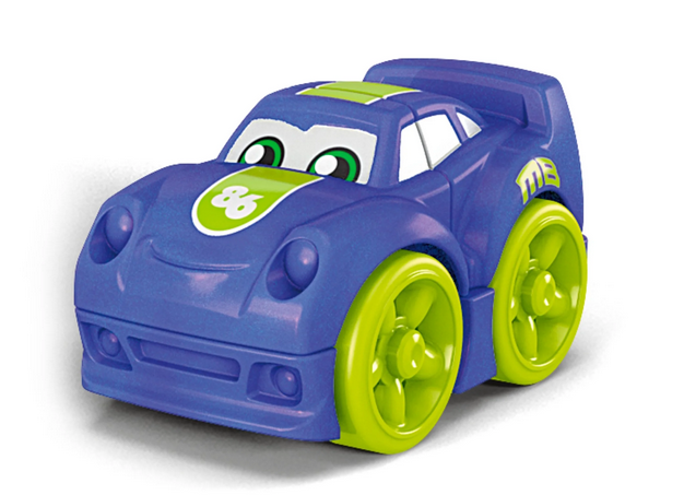 MEGA BLOKS Building Basics 3-Piece Purple Race Car