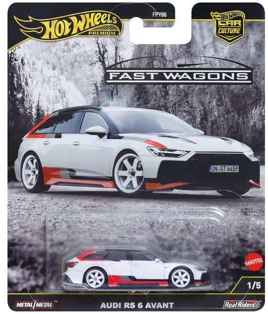 Hot Wheels Premium Audi RS 6 Avant Fast Wagons Car Culture