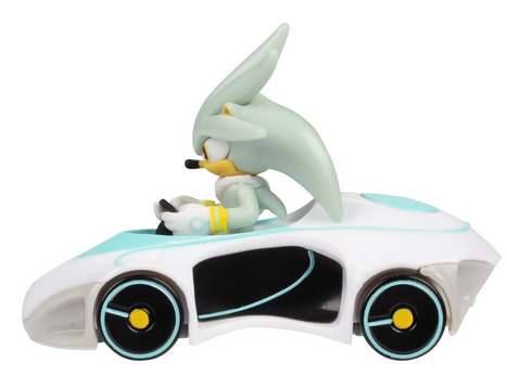 Sonic Die-Cast Vehicle Wave 2 - Silver the Hedgehog - Lightron